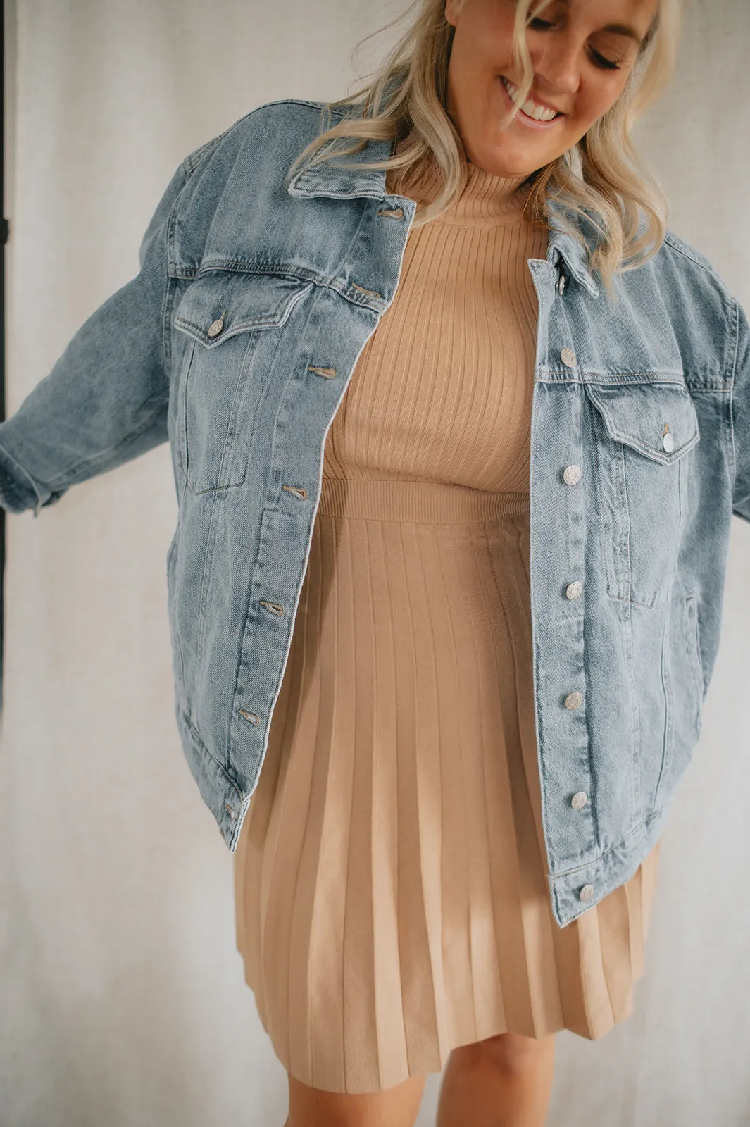 The Beau Boyfriend Jacket by Daze Denim - Later