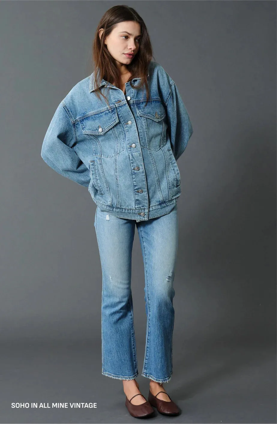 The Beau Boyfriend Jacket by Daze Denim - Later