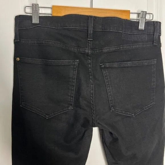 The Great The Skinny Skinny Jeans Washed Black Size 28
