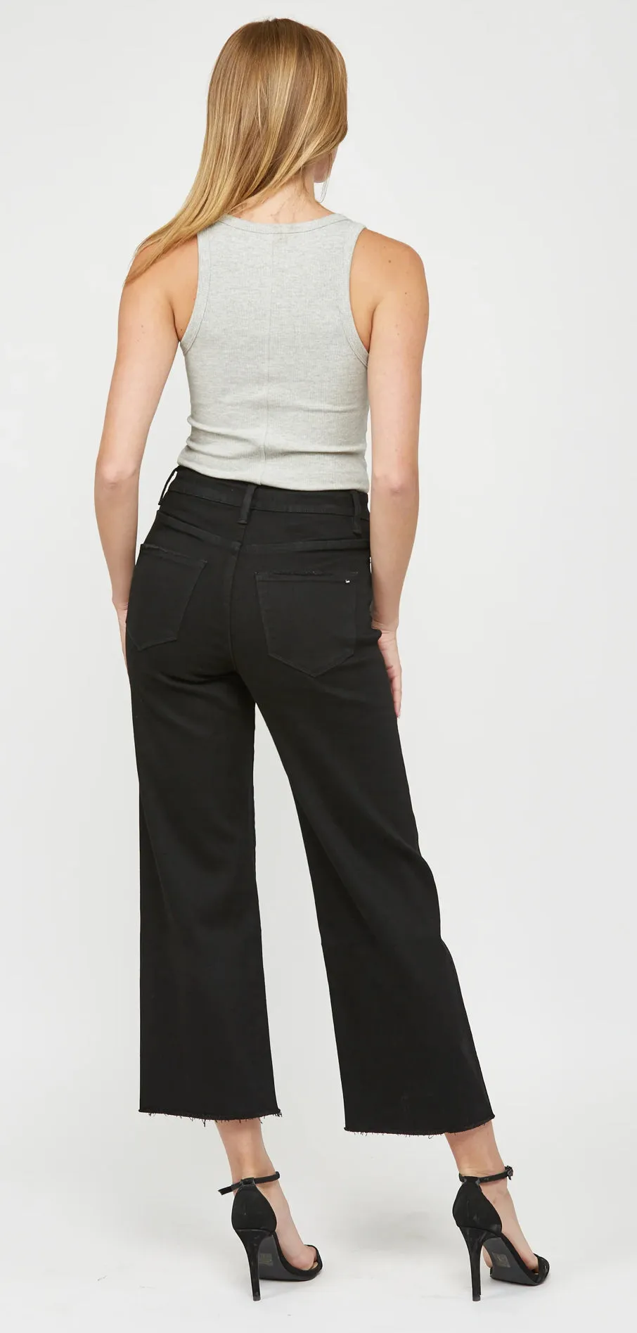 This Is The Way Black Wide Leg Jeans
