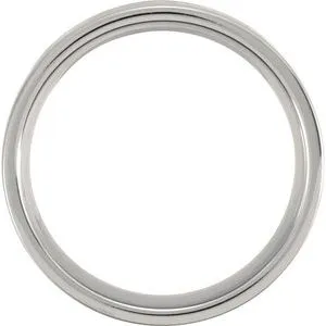 Titanium Grooved Band T810 - 7 mm