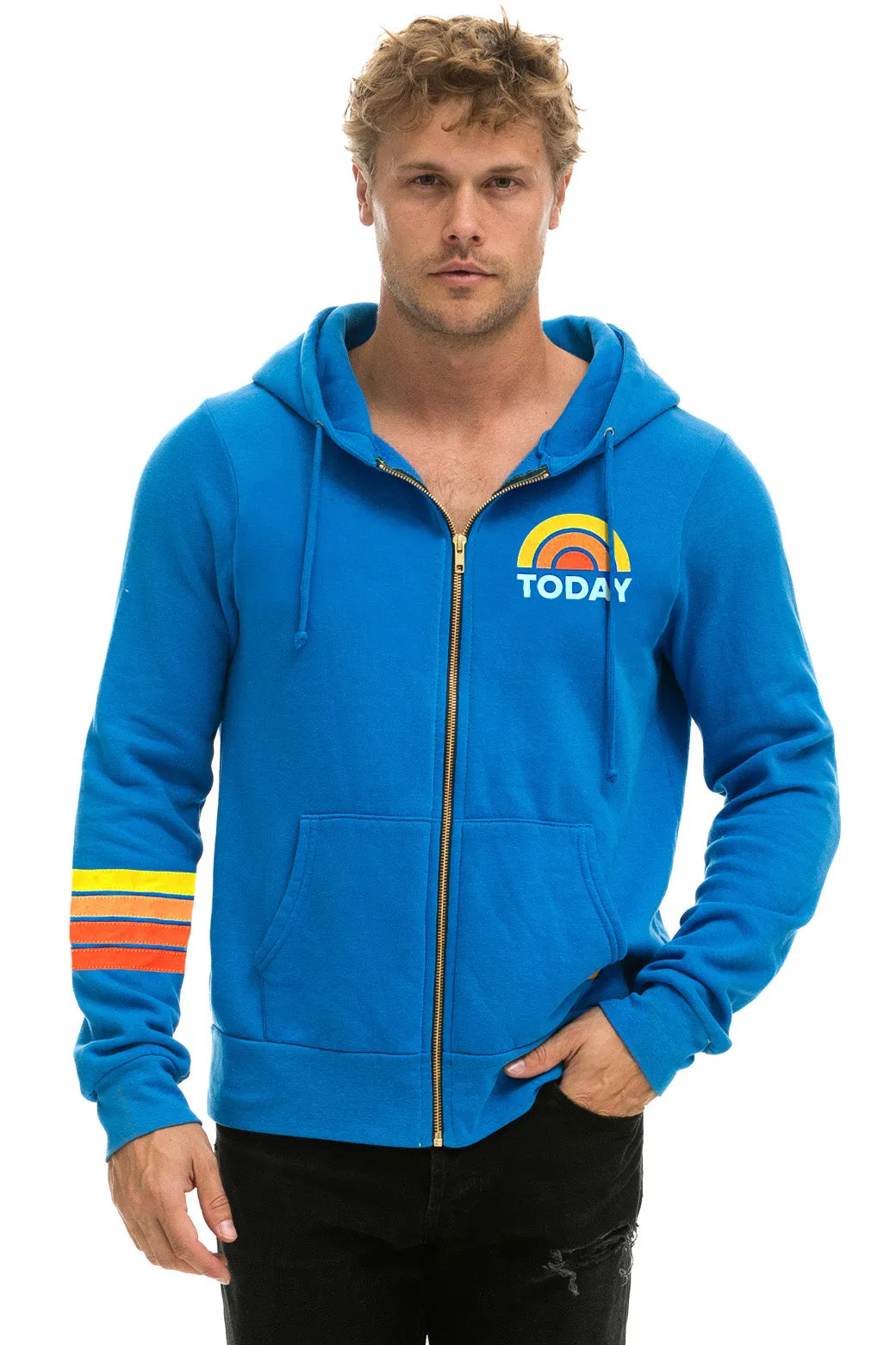 TODAY SHOW ZIP HOODIE - OCEAN