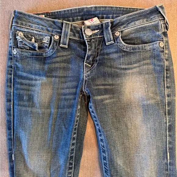 True Religion 2000s Dark Wash Skinny Jeans