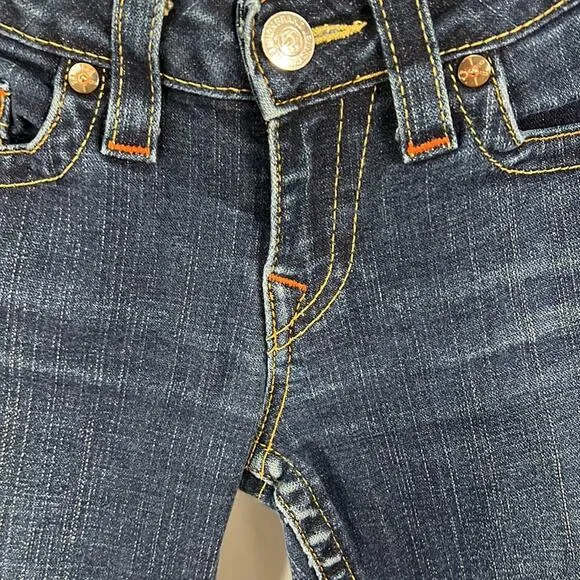 True Religion Blue 10592 Stella Low/Mid Rise  Skinny Jeans