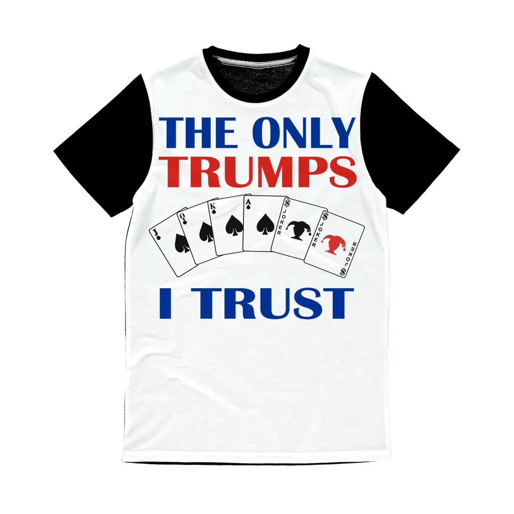 Trump-Shirt-White-2018 Classic Sublimation Panel T-Shirt