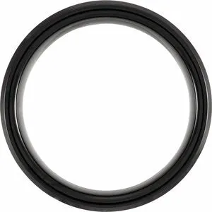 Tungsten Beveled-Edge Band with Imitation Meteorite Inlay TAR52134 - 8 mm