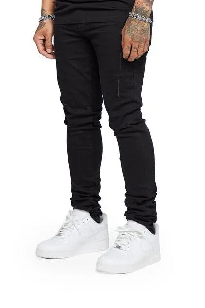 Valabasas MR.CLEAN 2.0 BLACK SKINNY JEAN (BLACK)