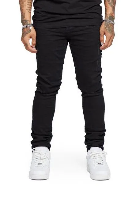 Valabasas MR.CLEAN 2.0 BLACK SKINNY JEAN (BLACK)