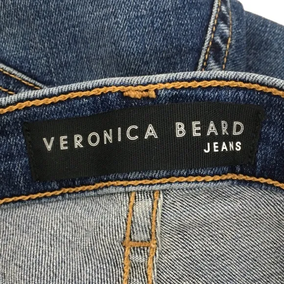 Veronica Beard Debbie 10” Skinny Striped Jeans