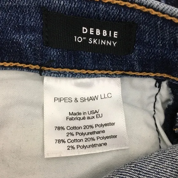 Veronica Beard Debbie 10” Skinny Striped Jeans