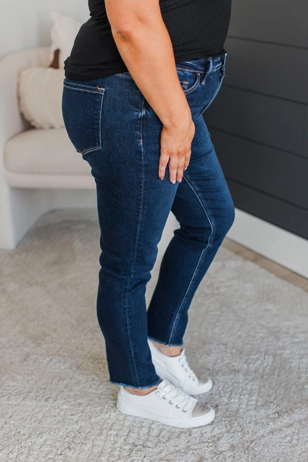 Vervet Non-Distressed Skinny Jeans- Dark Melody Wash