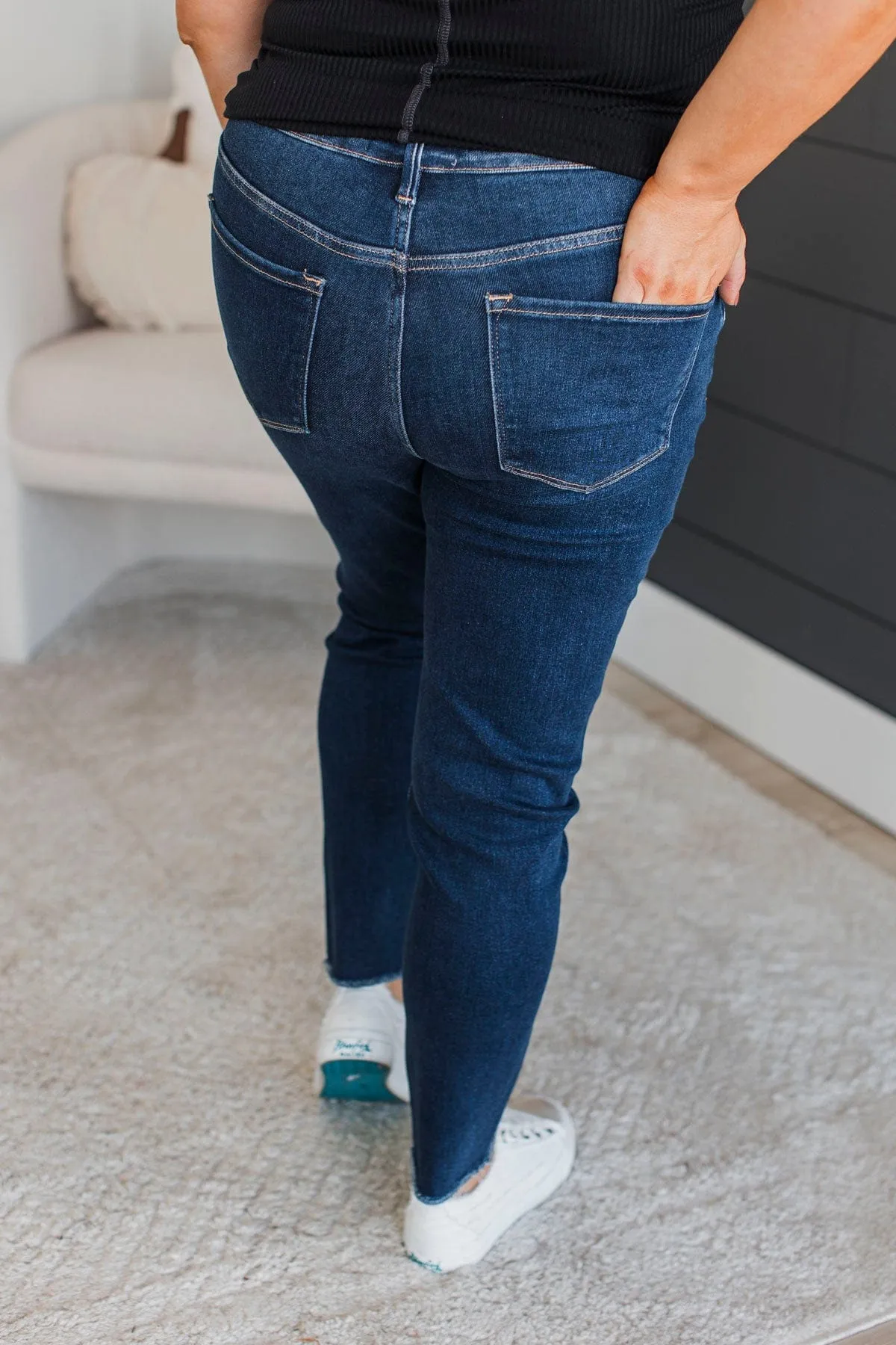 Vervet Non-Distressed Skinny Jeans- Dark Melody Wash