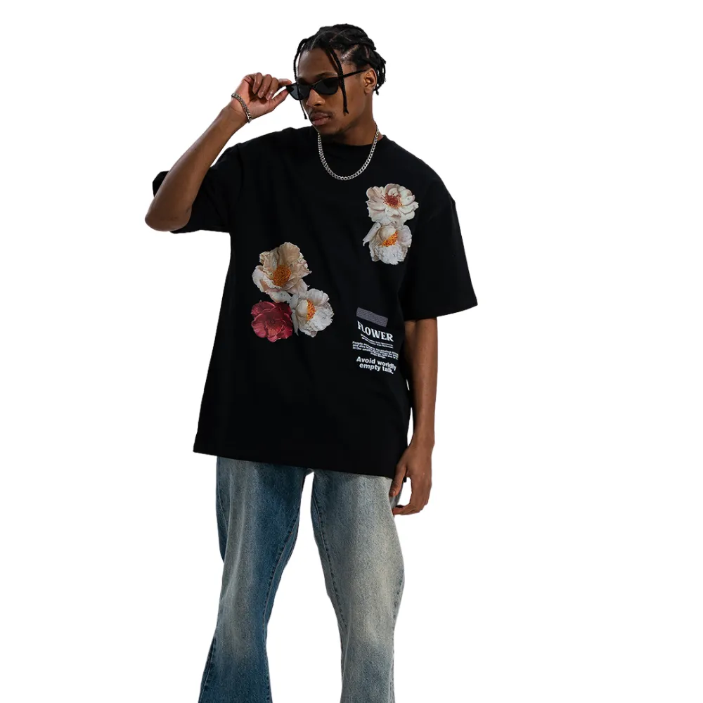 Vintage Floral Graphic T-shirt