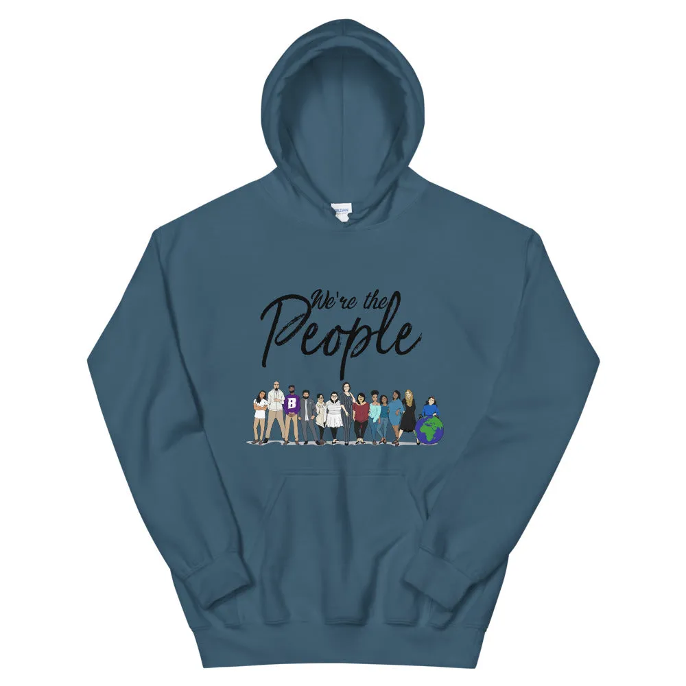 We are the People - Bold - Black - Hooded Sweatshirt