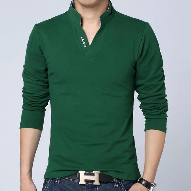 West Louis™ Long Sleeve Slim Fit T Shirt