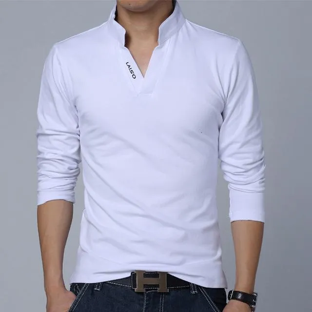 West Louis™ Long Sleeve Slim Fit T Shirt