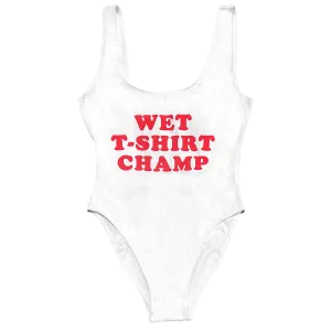 Wet T-Shirt Champ White Bodysuit