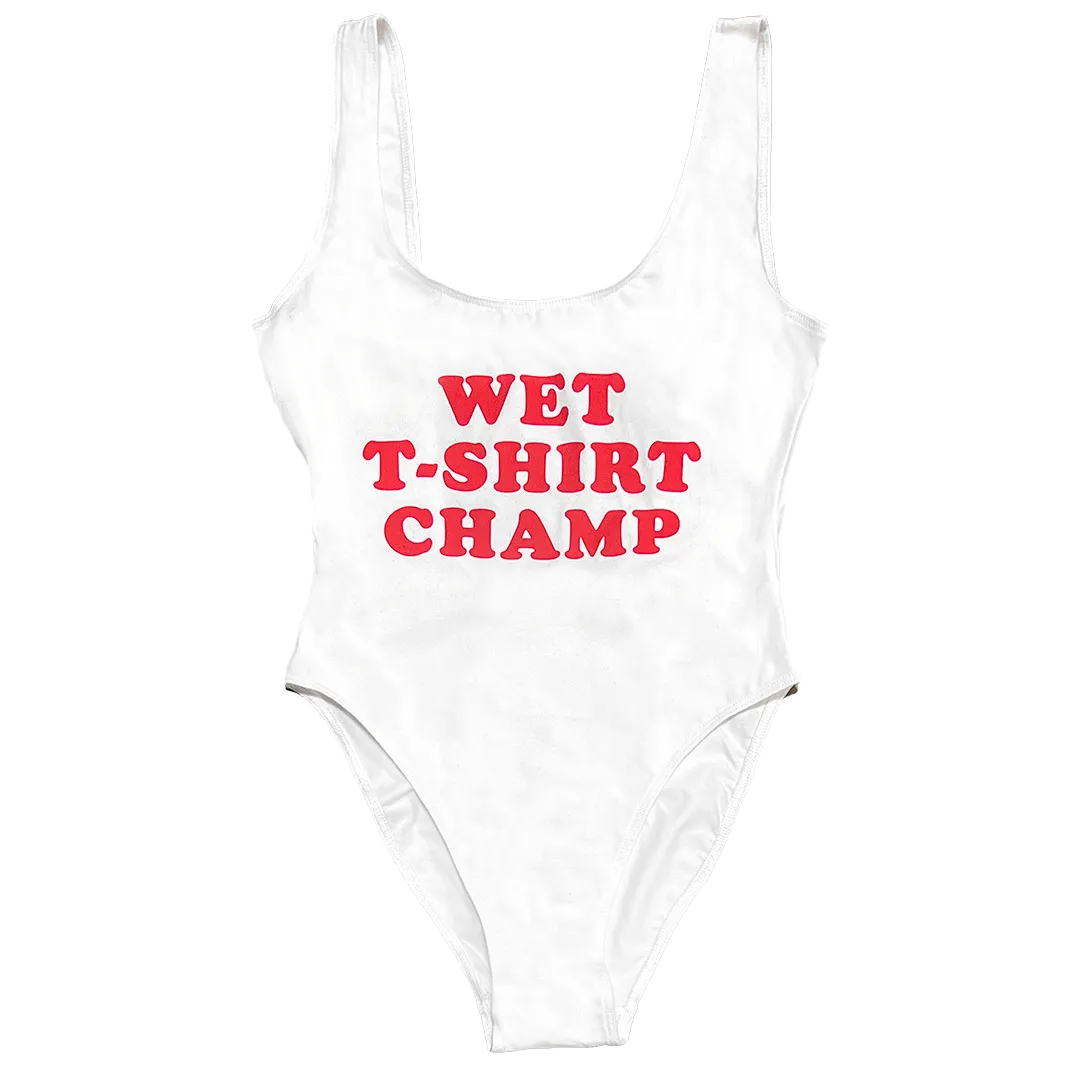 Wet T-Shirt Champ White Bodysuit