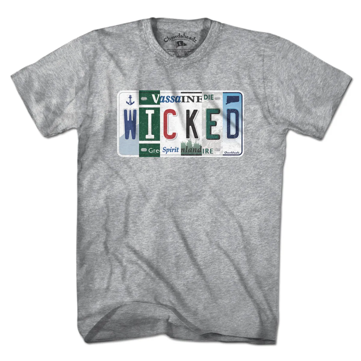 Wicked New England License Plate T-Shirt