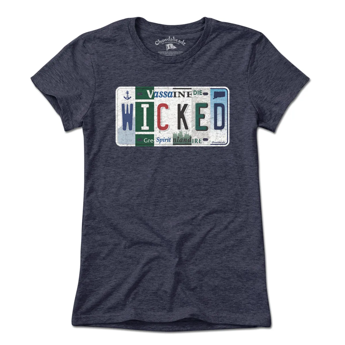 Wicked New England License Plate T-Shirt