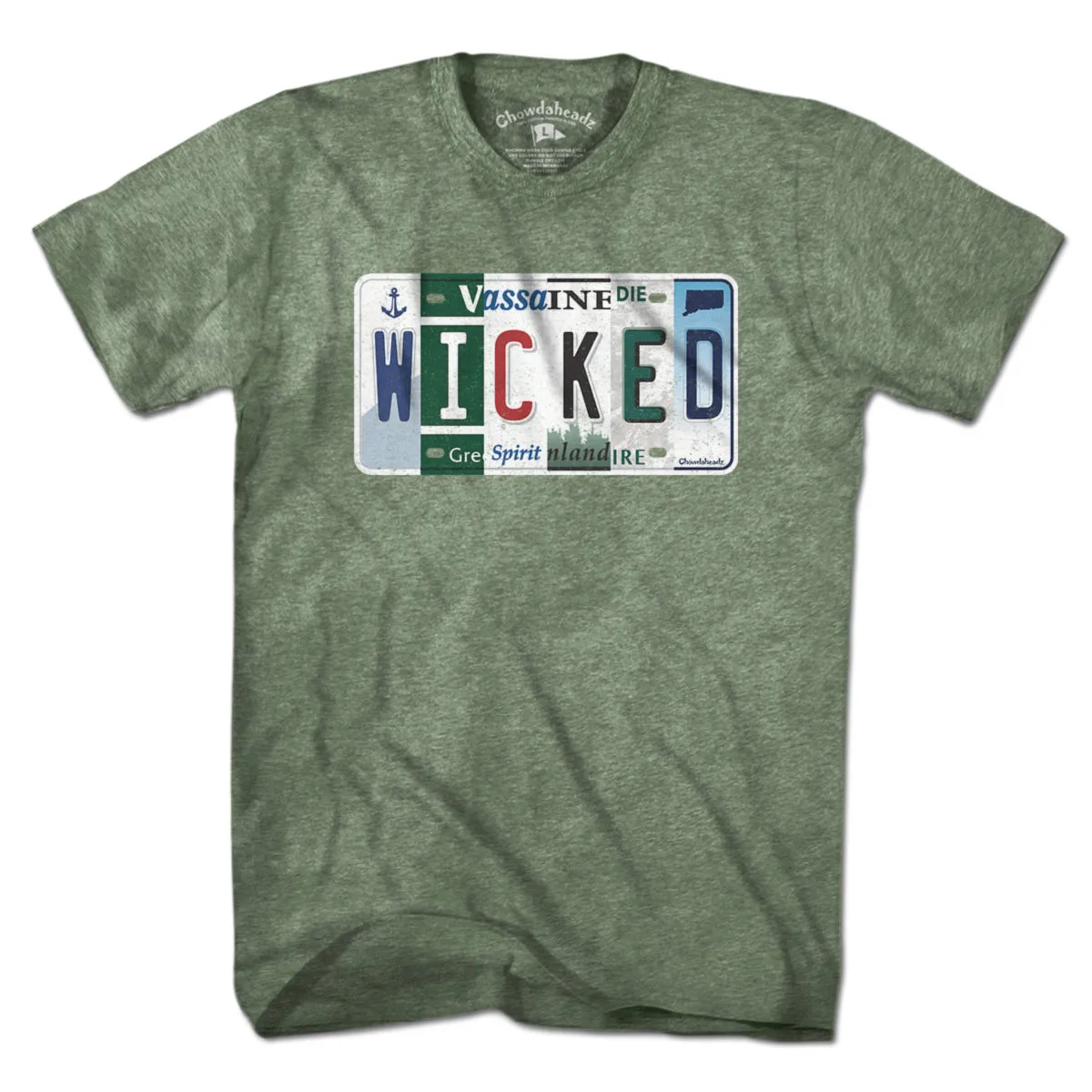 Wicked New England License Plate T-Shirt