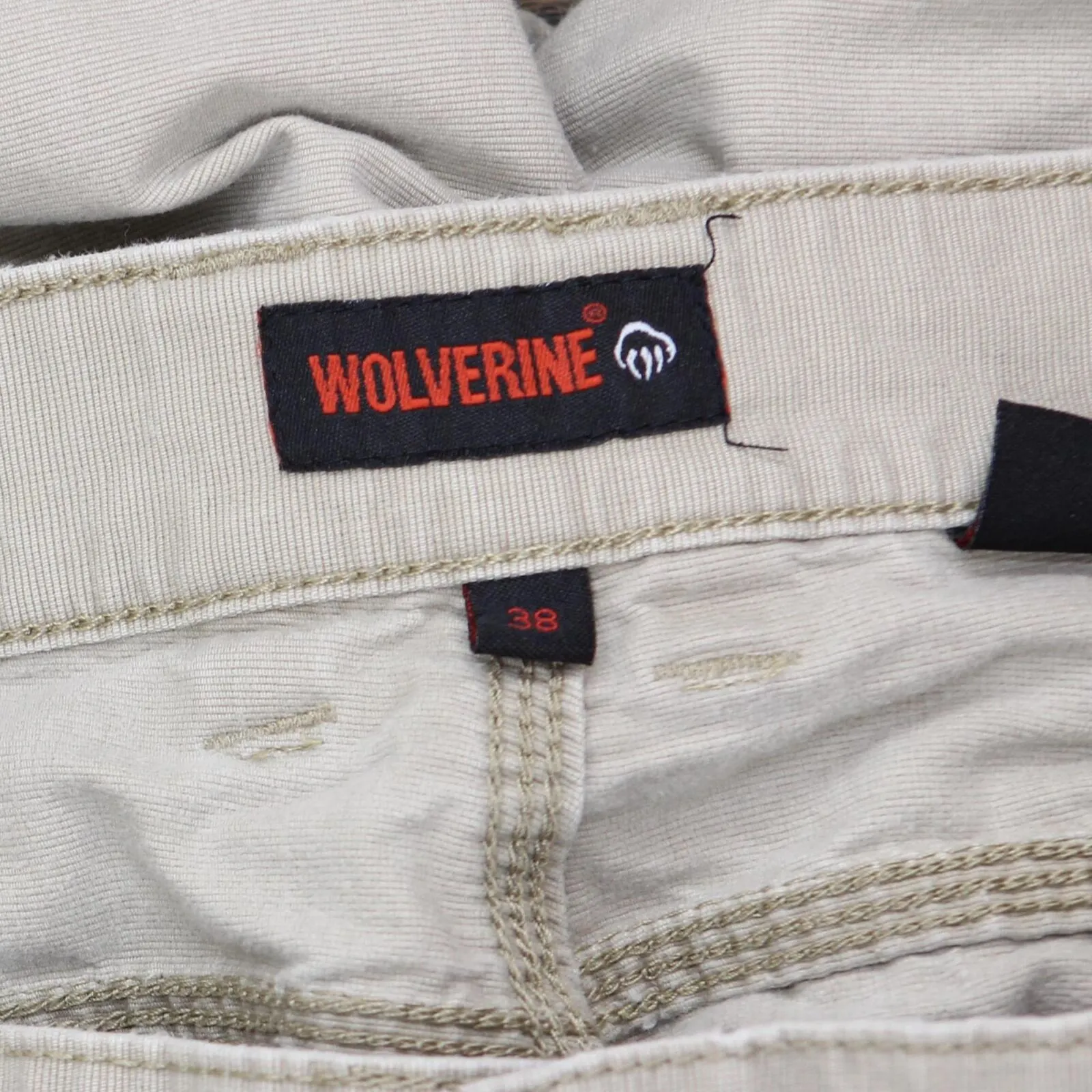 Wolverine Mens Cotton Cargo Shorts 1668f7405c017d Brown 38
