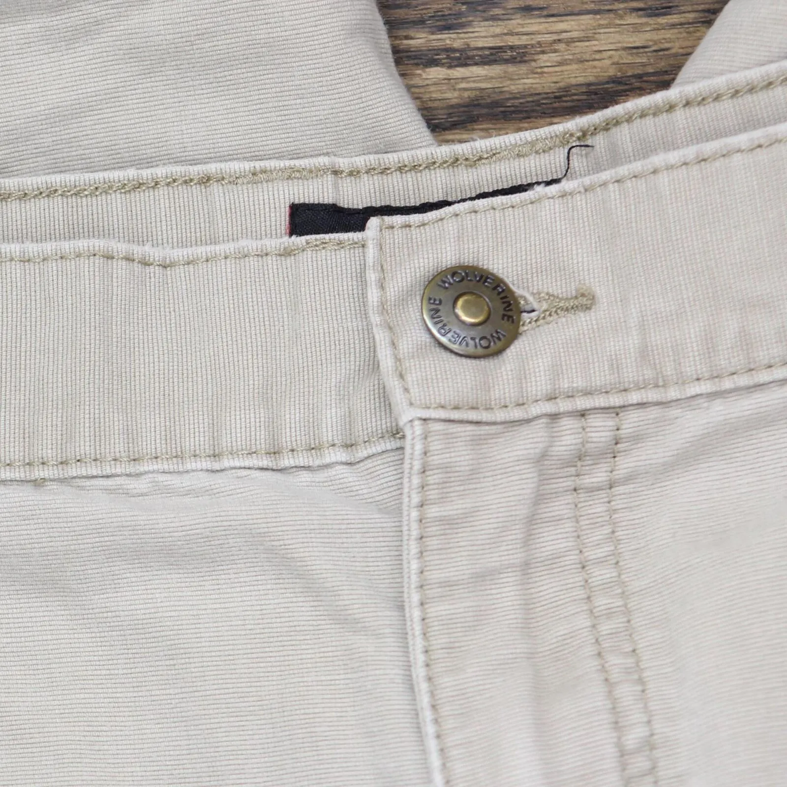 Wolverine Mens Cotton Cargo Shorts 1668f7405c017d Brown 38