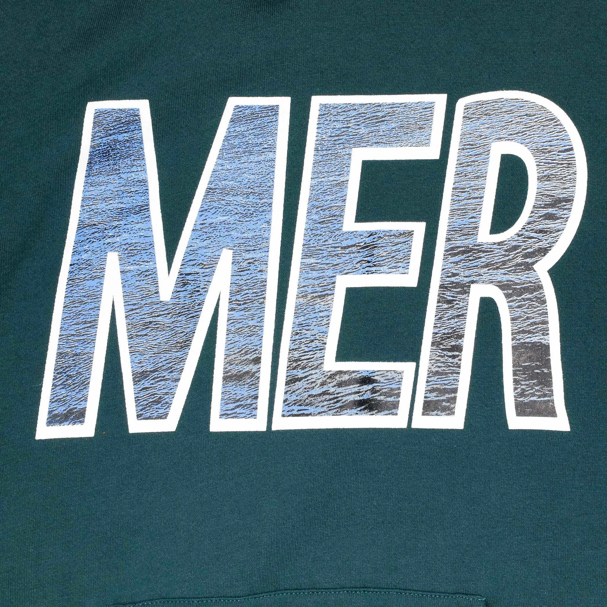 Women's Mer Hoodie Green Pullover Hoodie