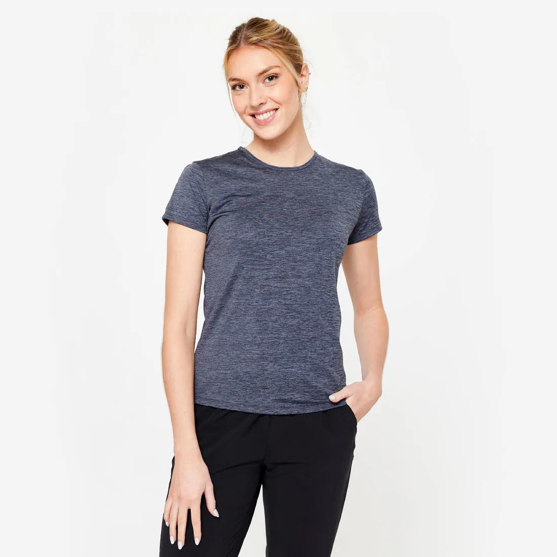 Women's Short-Sleeved Cardio Fitness T-Shirt