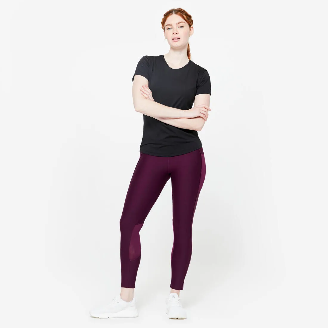 Women's Short-Sleeved Cardio Fitness T-Shirt