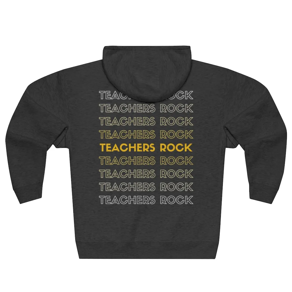 Women's Teachers Rock Full Zip Hoodie