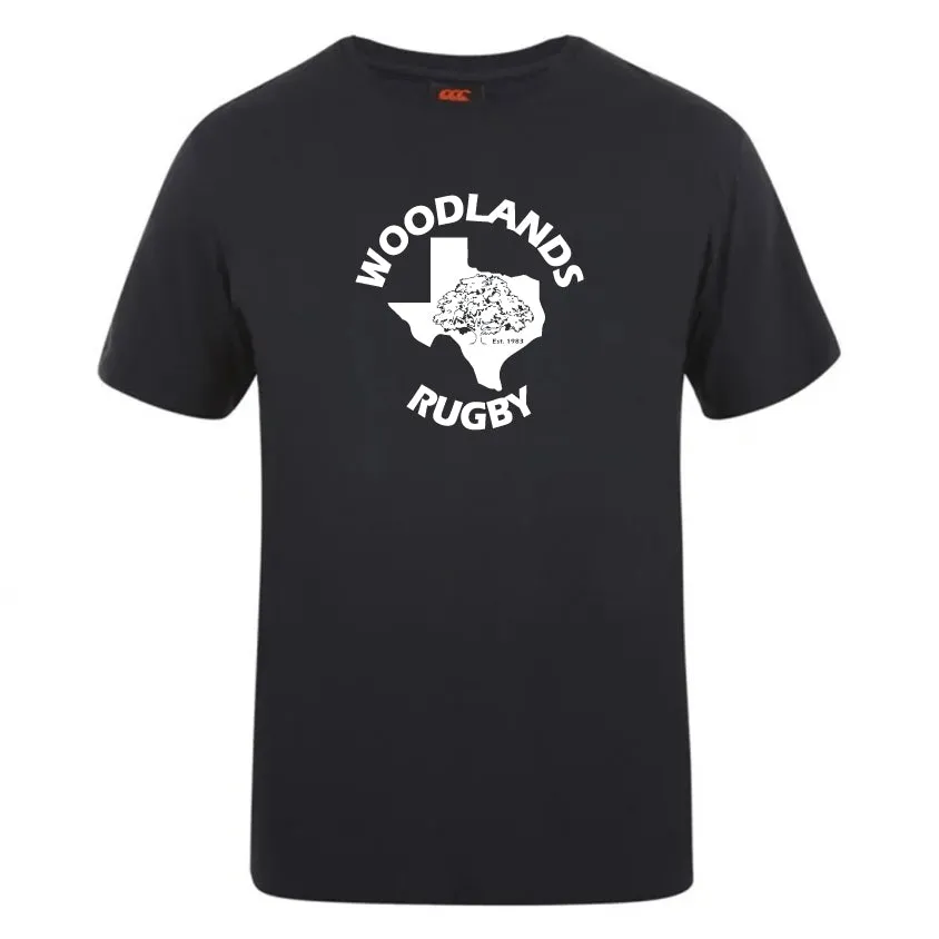 Woodlands Rugby Club Plain Tee by Canterbury