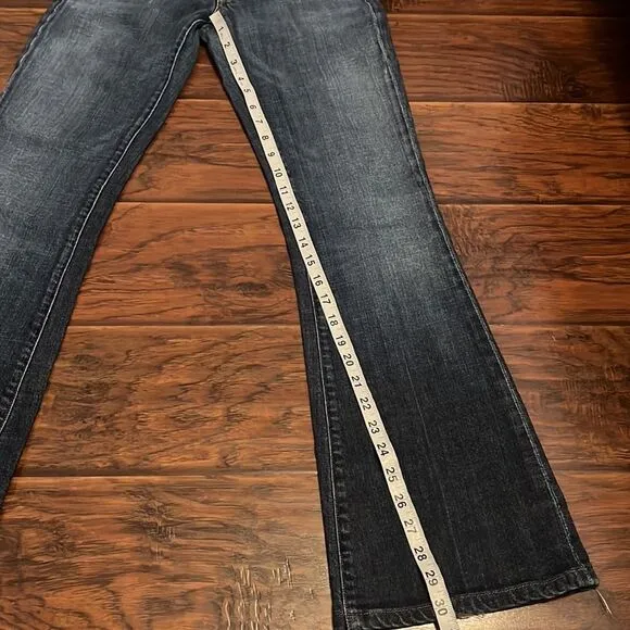 Y2K Citizens Of Humanity Ingrid Low Waist Flair Distressed Denim Jeans