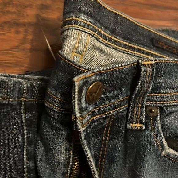 Y2K Citizens Of Humanity Ingrid Low Waist Flair Distressed Denim Jeans