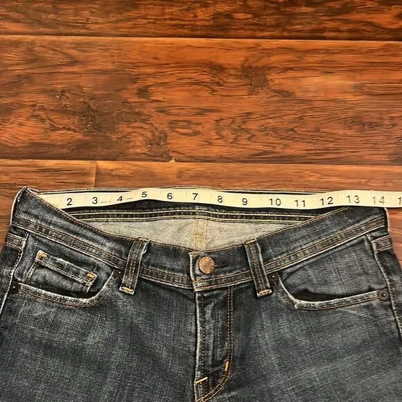 Y2K Citizens Of Humanity Ingrid Low Waist Flair Distressed Denim Jeans