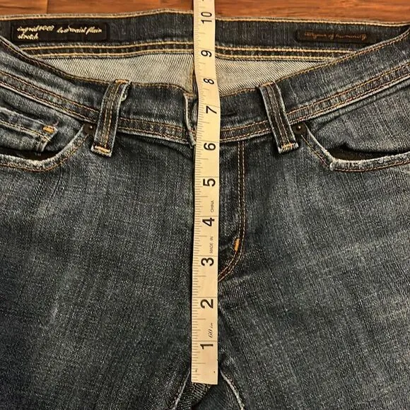 Y2K Citizens Of Humanity Ingrid Low Waist Flair Distressed Denim Jeans