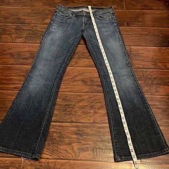 Y2K Citizens Of Humanity Ingrid Low Waist Flair Distressed Denim Jeans
