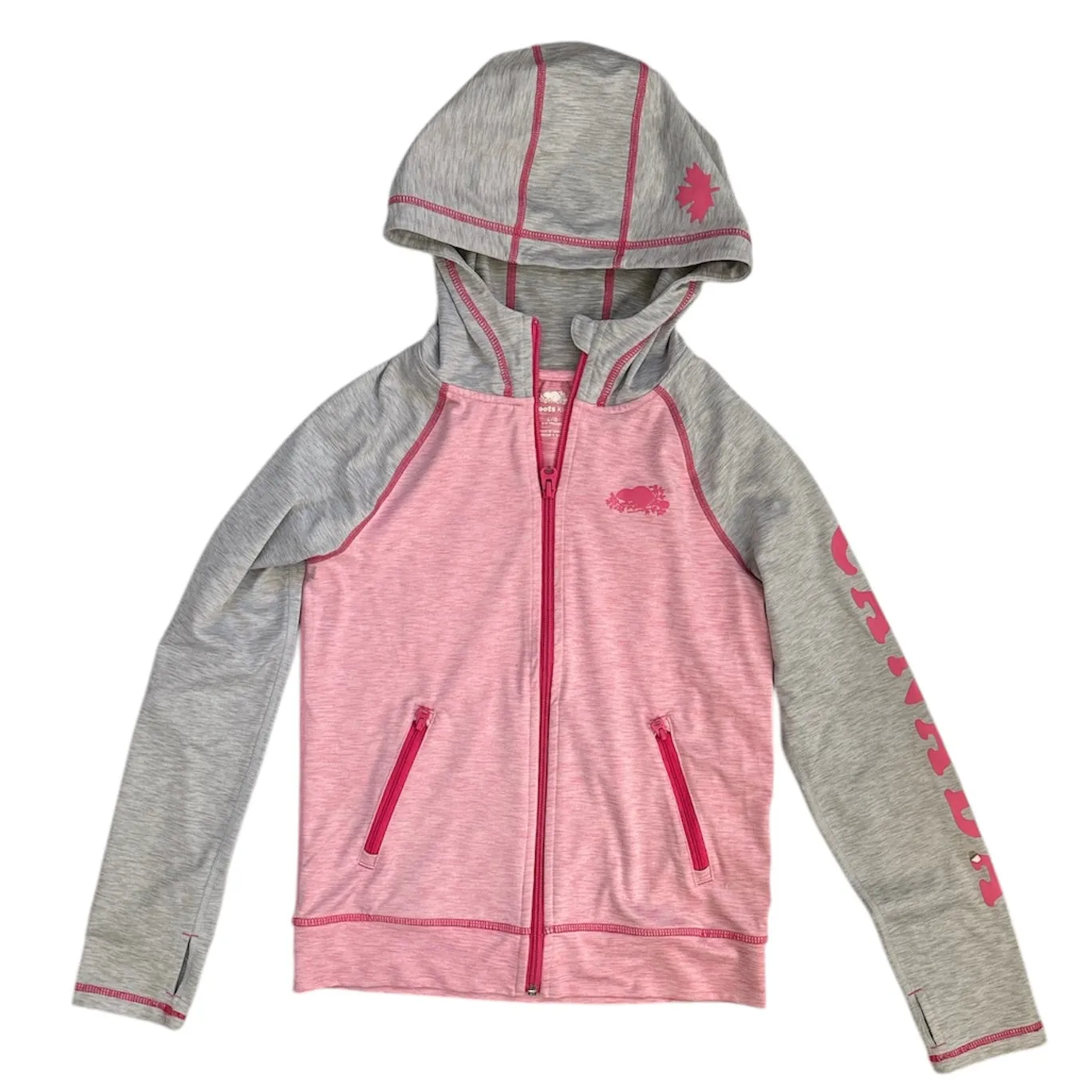 Zip Activewear Hoodie, 9-10 years // Roots